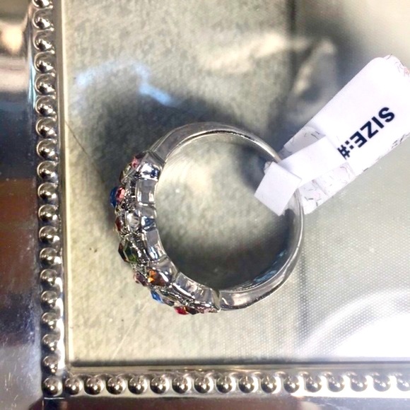 ❤️Stunning Multicolor Gemstone Ring - Picture 5 of 7